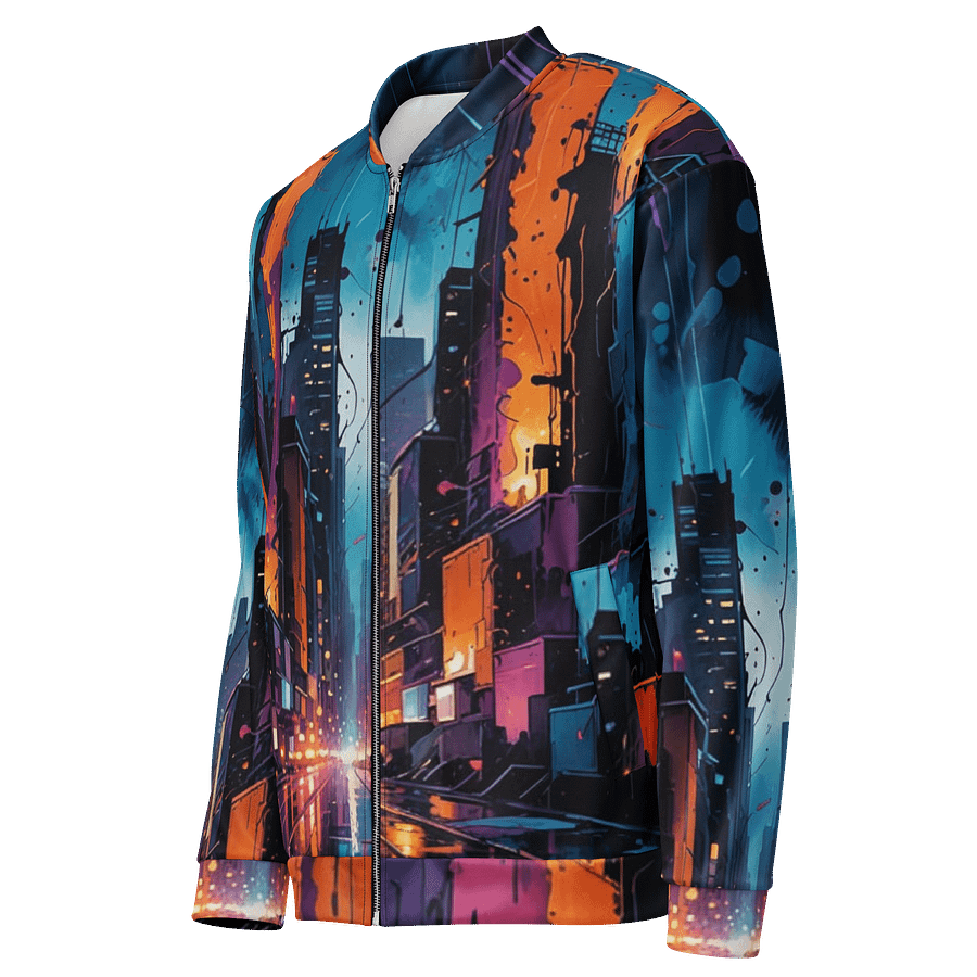 Abstract City 1 Bomber Jacket product image (3)