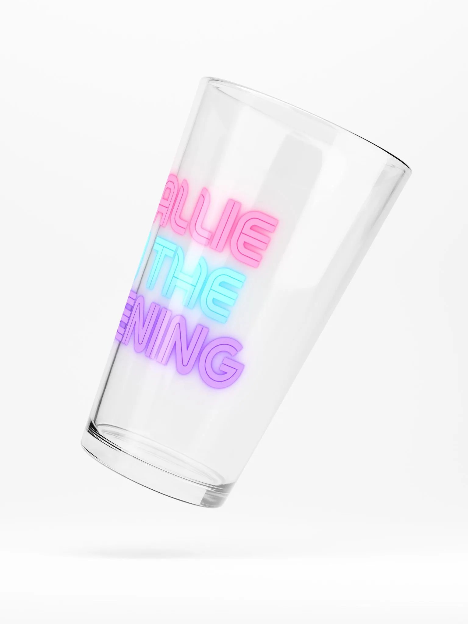 MALLIEEE IN THE EVENING PINT GLASS product image (5)