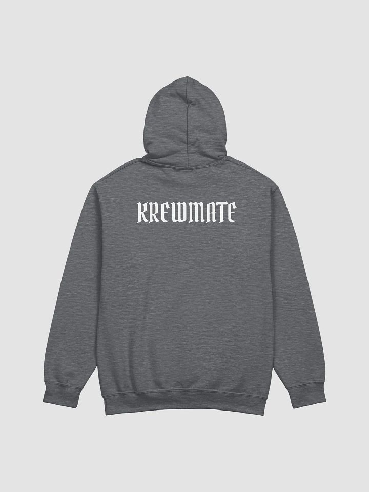 Krewmate Essential Hoodie (White Logo) product image (11)