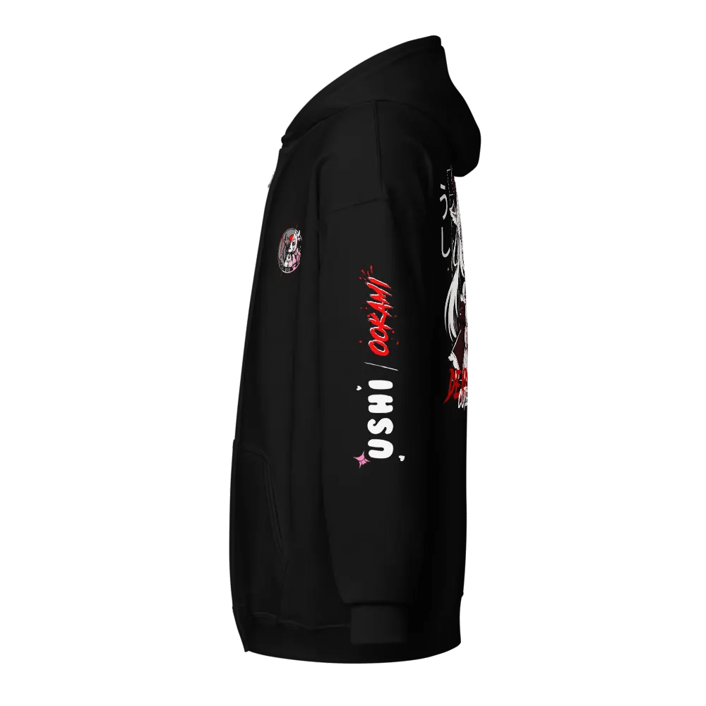 Adorably Macabre Couple Zip-up Hoodie (Alternate) product image (3)