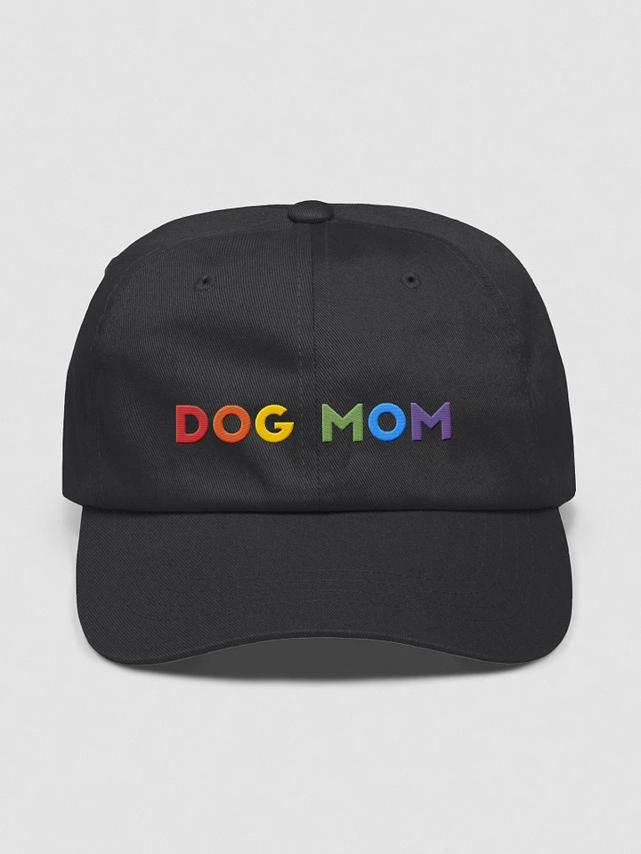 Dog Mom, Vibrant rainbow letters Yupoong Dad Hat product image (1)