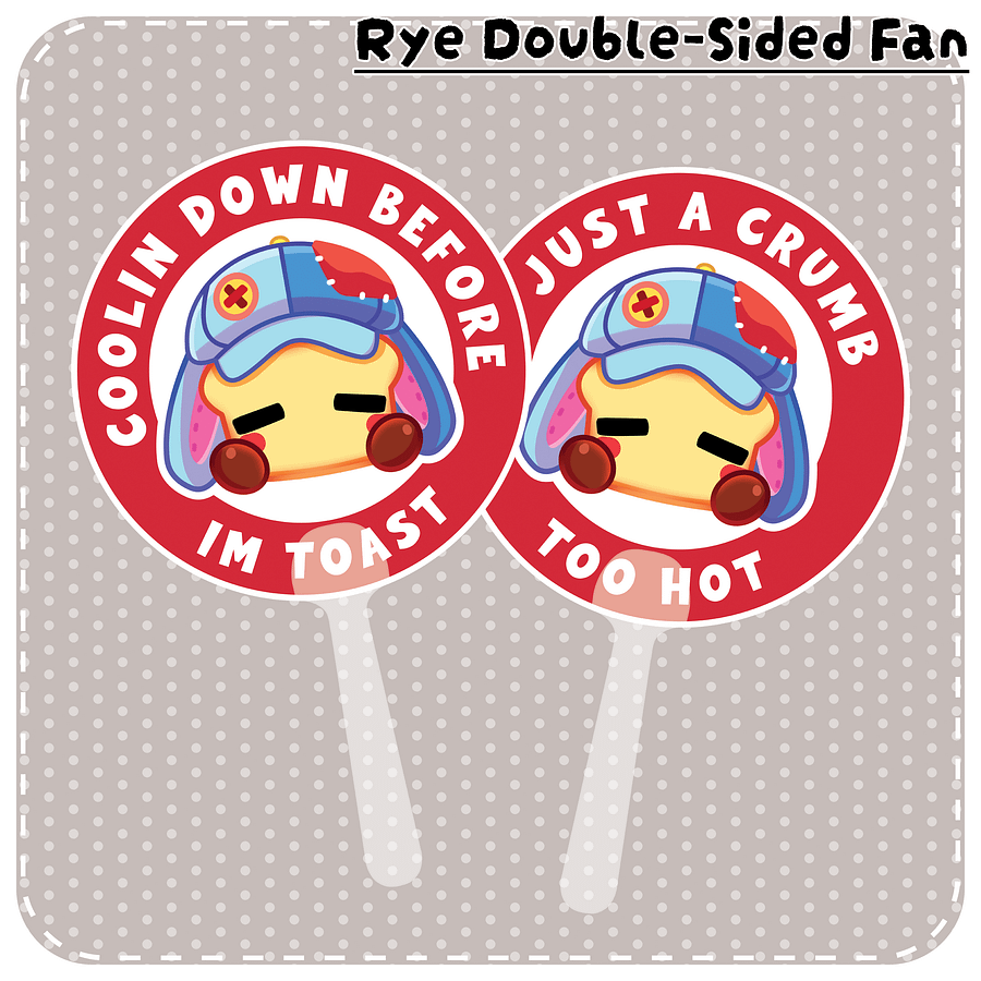 Rye Debut Hand Fan product image (1)