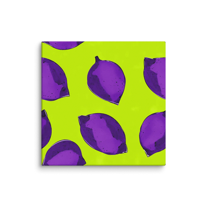 Purple Lemon Canvas Art product image (1)