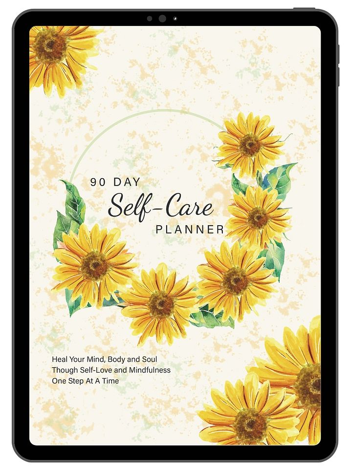 DIGITAL Self-Care Planner (PDF Download) product image (1)