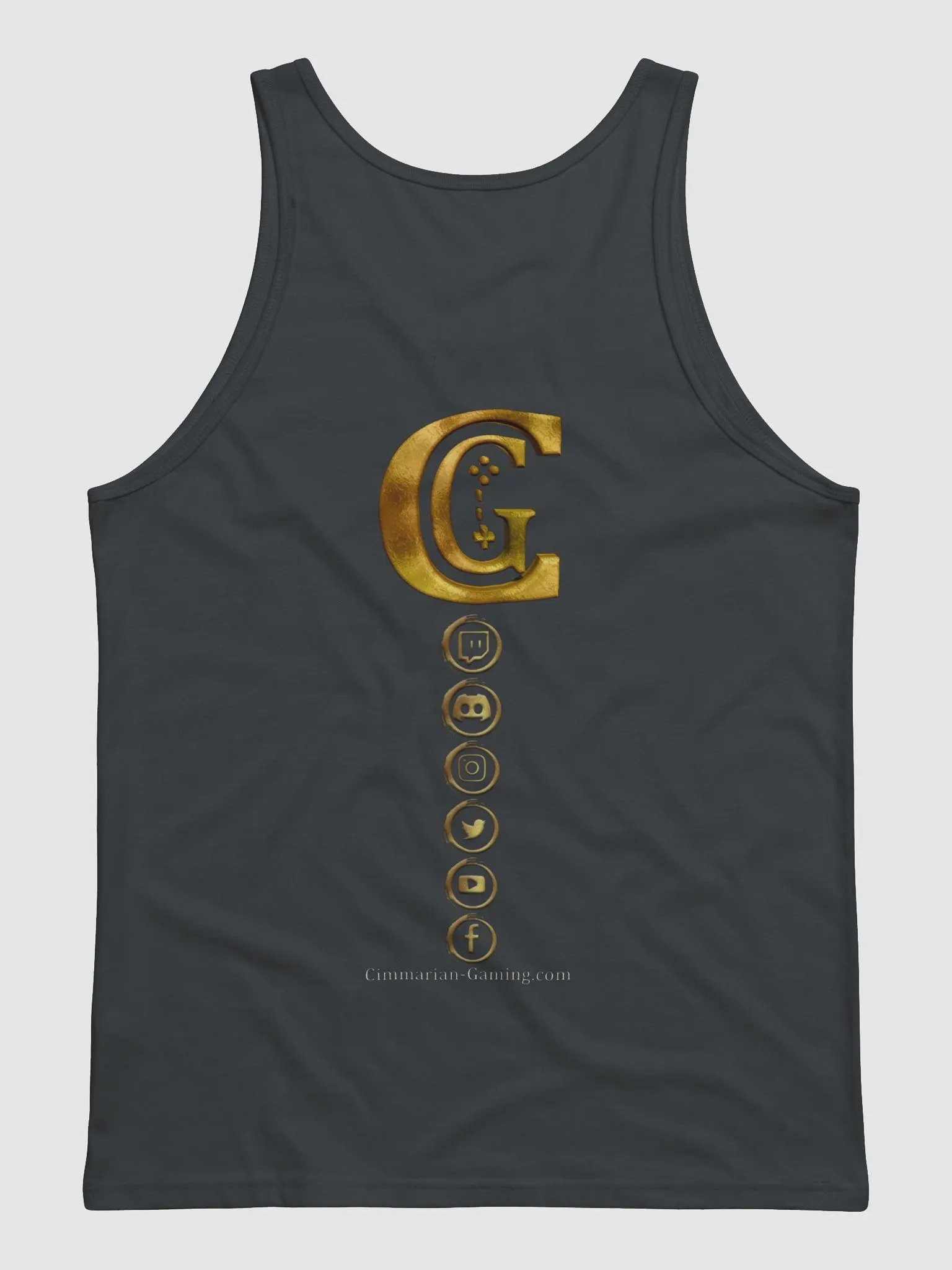 Men's Yellow Gold Logo Tank Dark Colors product image (24)