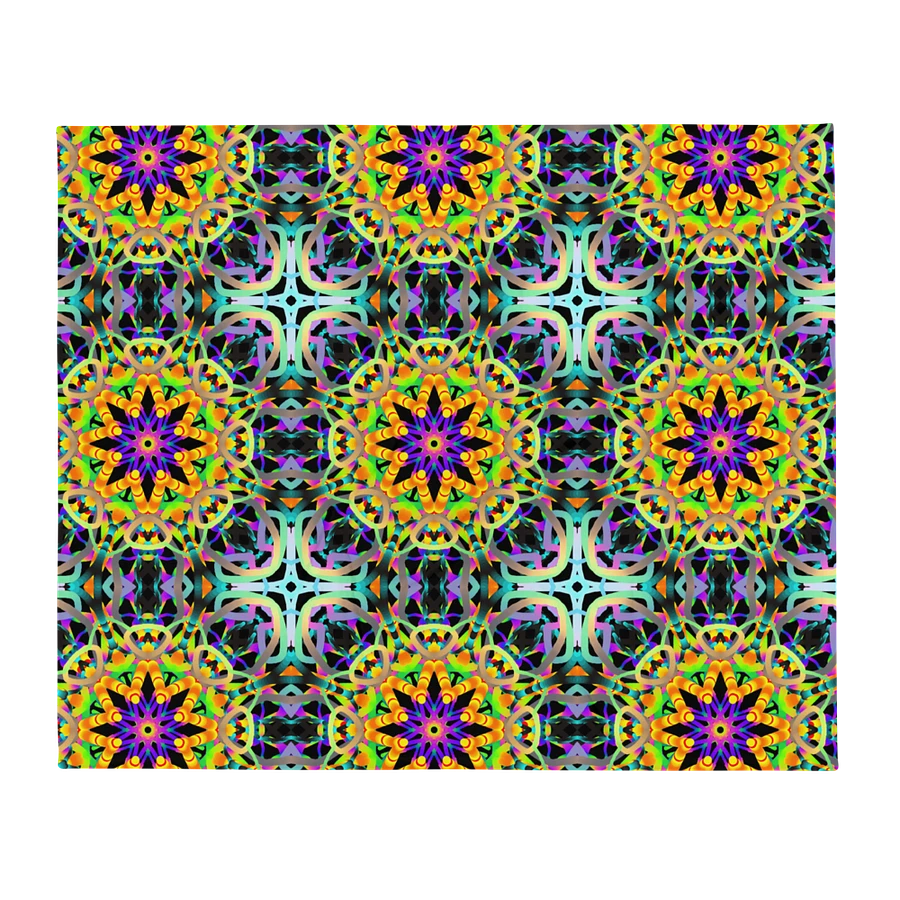 Carnival Kaleidoscope Throw Blanket product image (1)