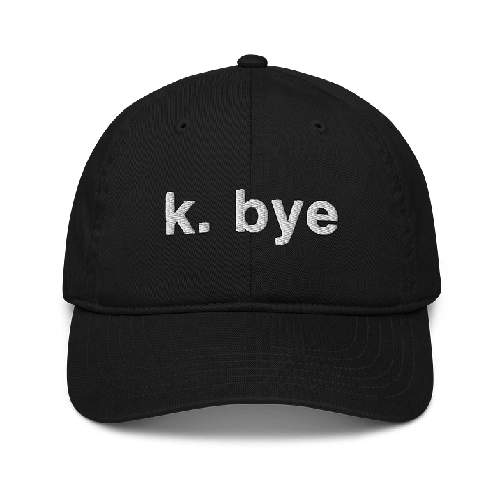 k. bye cap (Black) product image (1)