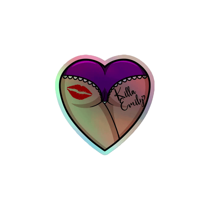 HEART BUTT STICKER product image (1)