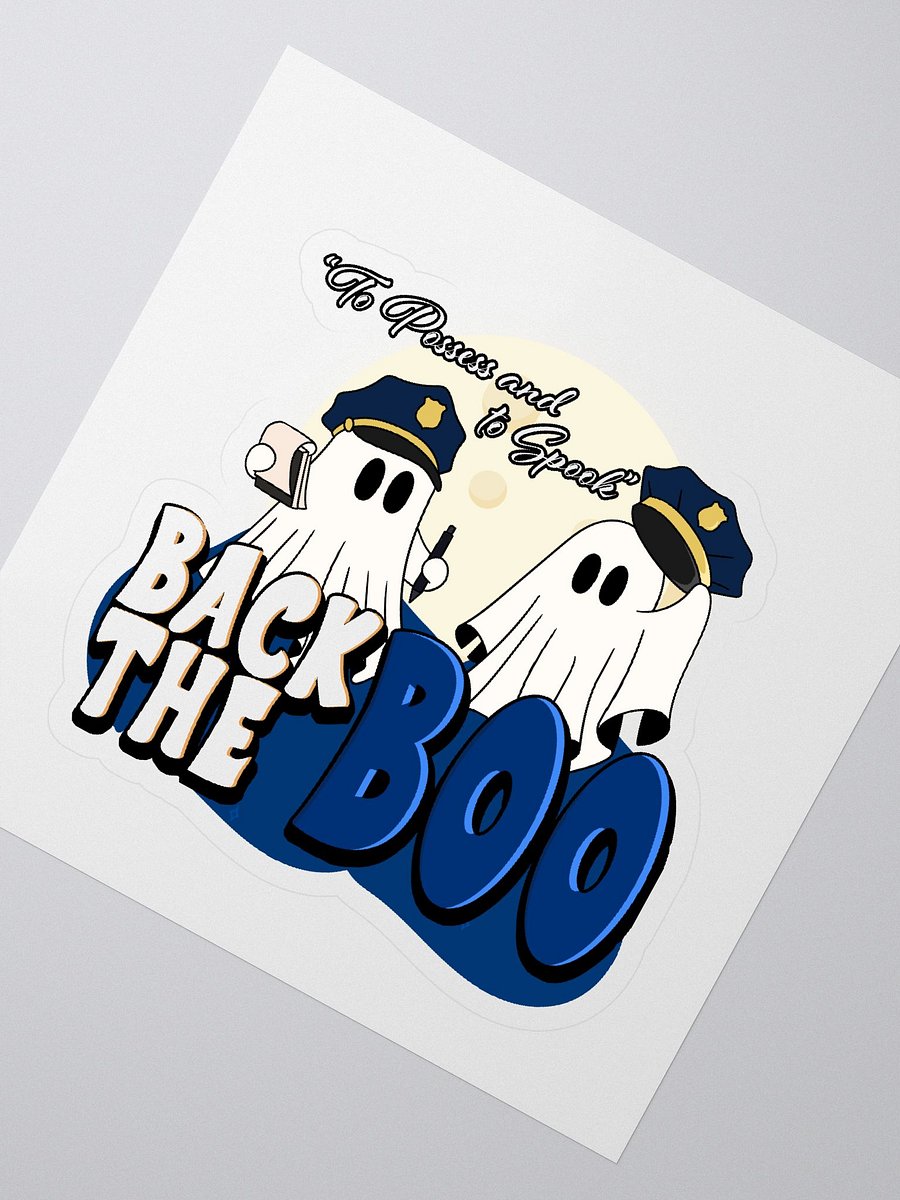 Spooky Police Ghosts Kiss Cut Stickers product image (2)