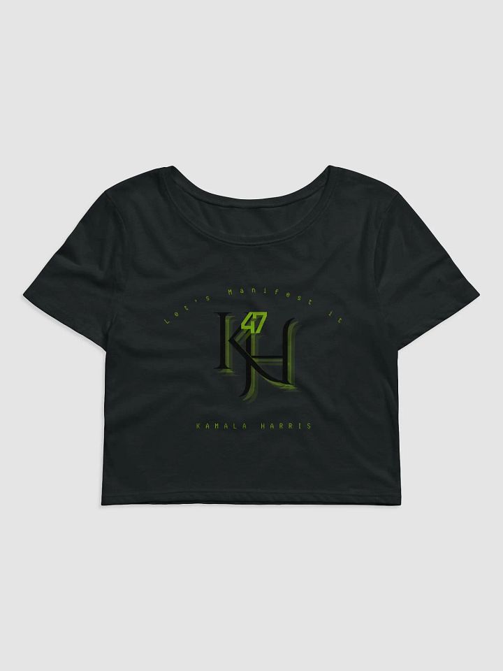 Glitchy Green K.H. Crop Tee product image (2)