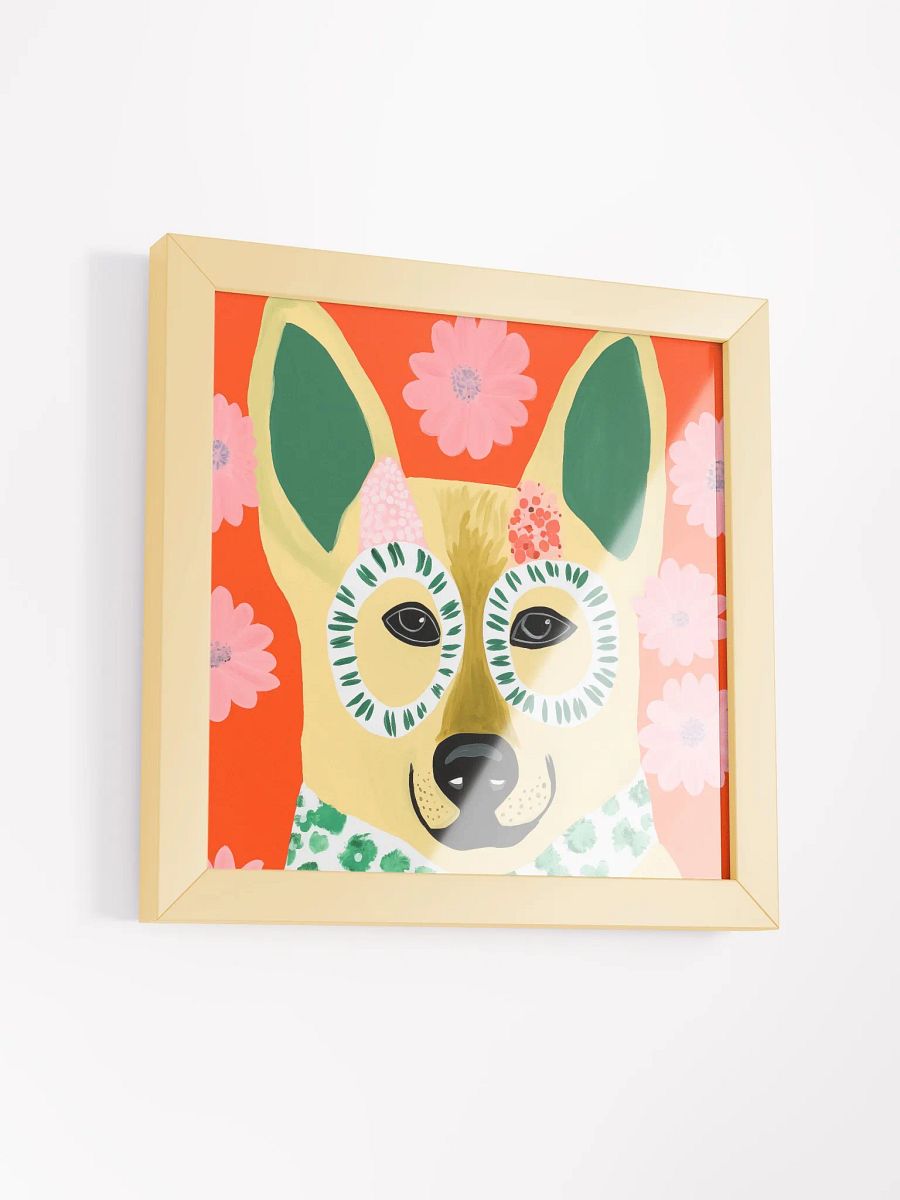 Whimsical Doggy Delight Framed Poster product image (19)