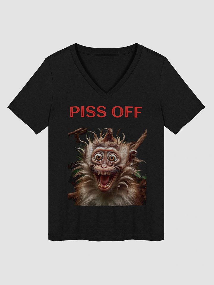 Piss Off Womans V-Neck Tee product image (3)