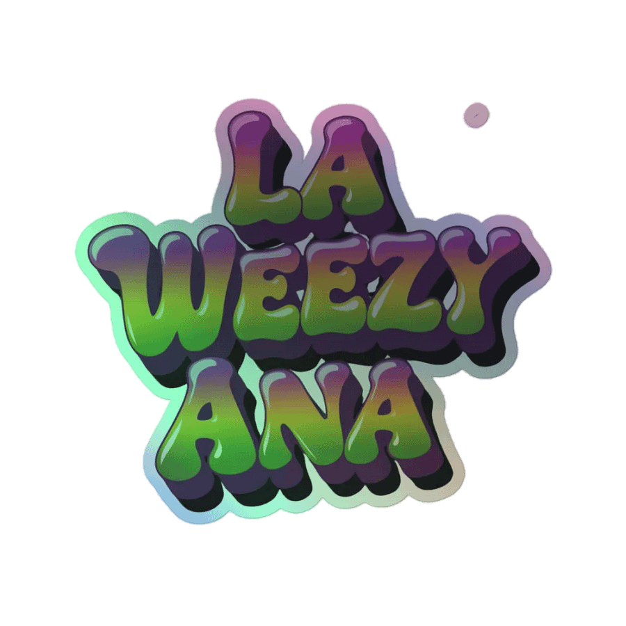 Holographic LA WEEZY ANA Kiss-Cut Holographic Sticker product image (1)