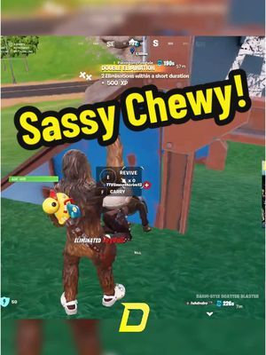 Sassy Chewy!  #girlgamer #twitchstreamer #fortnite #fortniteclips #fortnitestarwars #fortnitefunny 