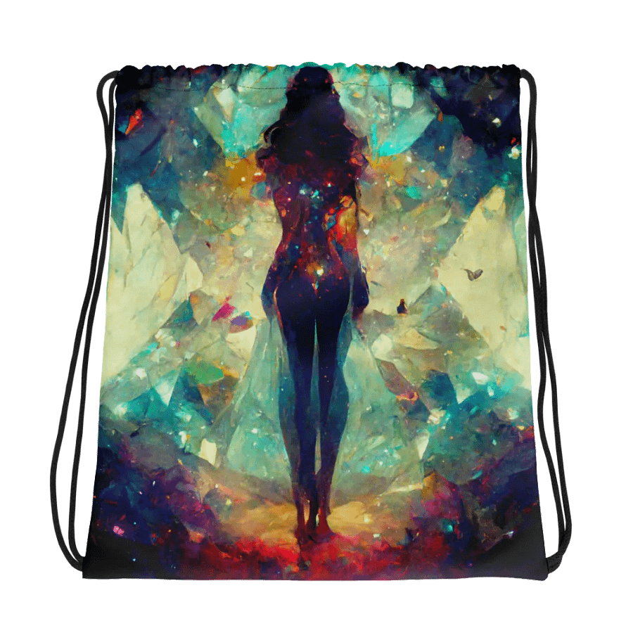 Ethereal Dreams All-Over Drawstring Bag product image (1)