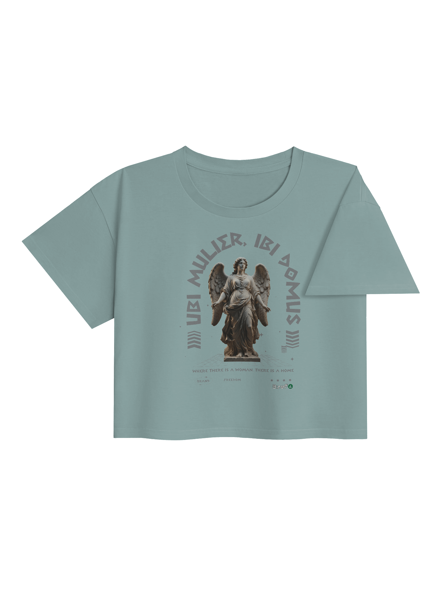 where there is a woman, there is a home Crop Top product image (16)