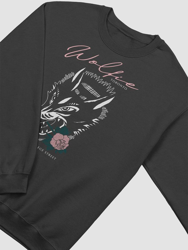 WOLFIE PINK ROSE CREW SWEAT product image (2)