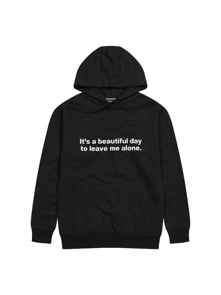 It's a beautiful day to leave me alone. Unisex Hoodie product image (1)