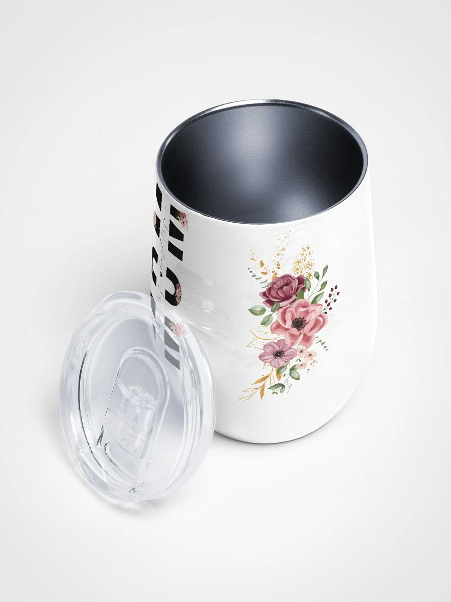 Floral Mom Life Wine Tumbler product image (3)