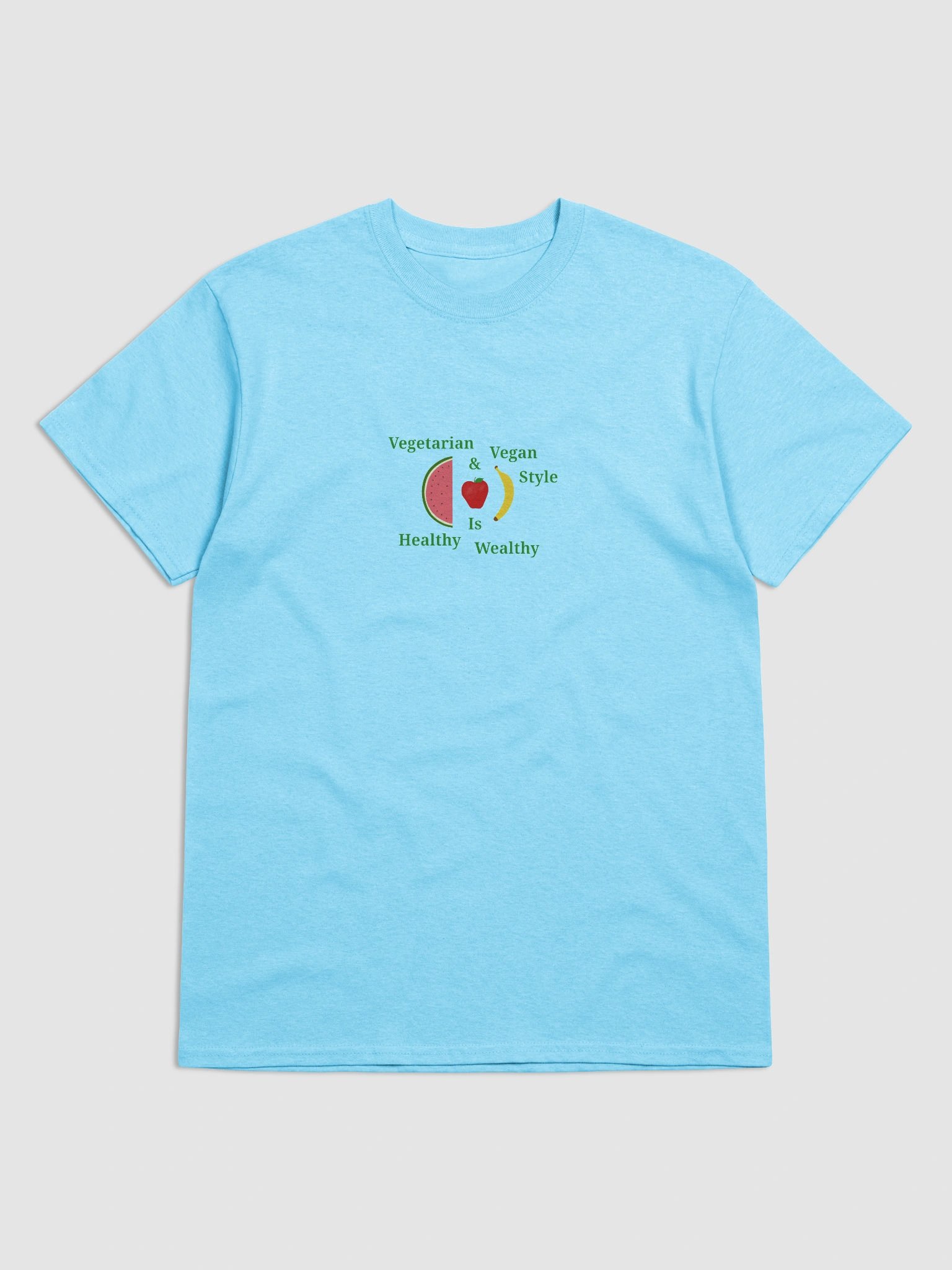 Healthy & Wealthy Vegetarian T-Shirt product image (5)