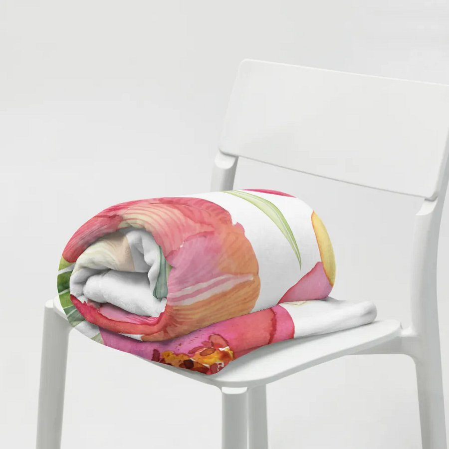 Blossom Burst Throw Blanket product image (19)