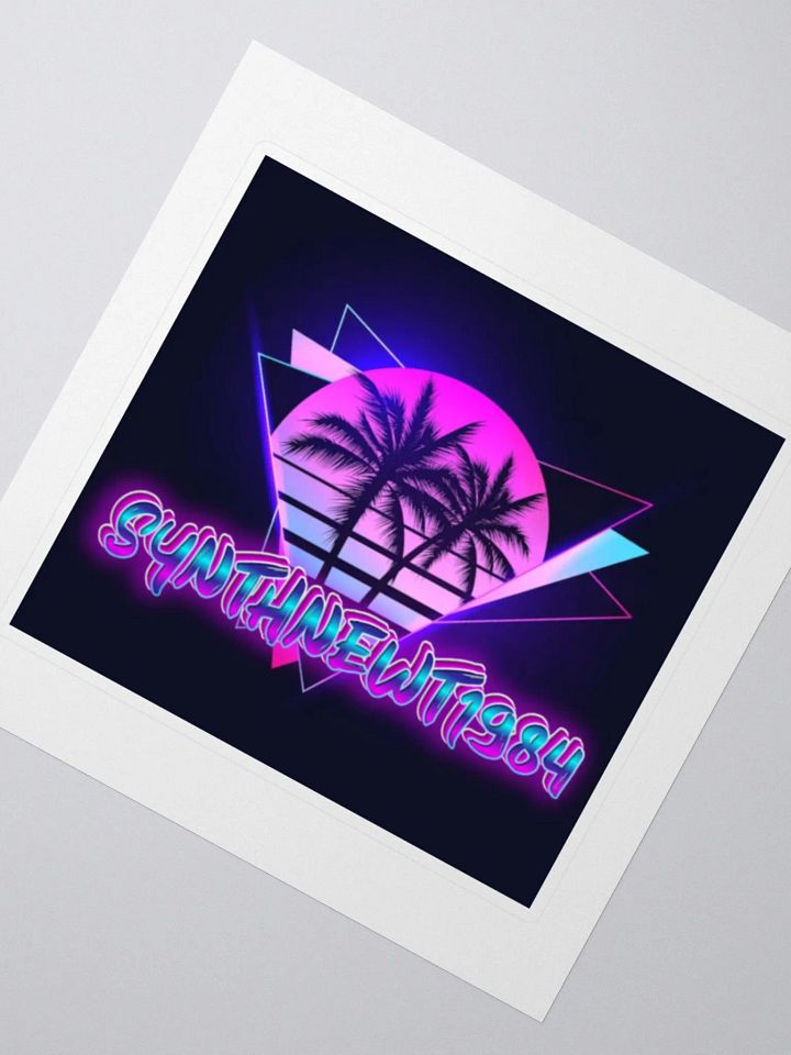 SynthNewt1984 Logo Sticker product image (2)