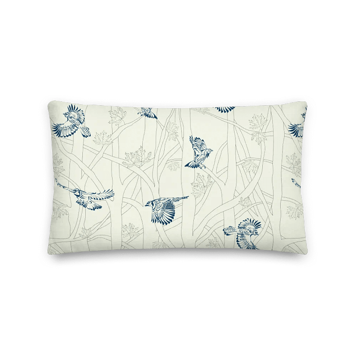 Jabbering Jays Forest Premium Pillow product image (5)