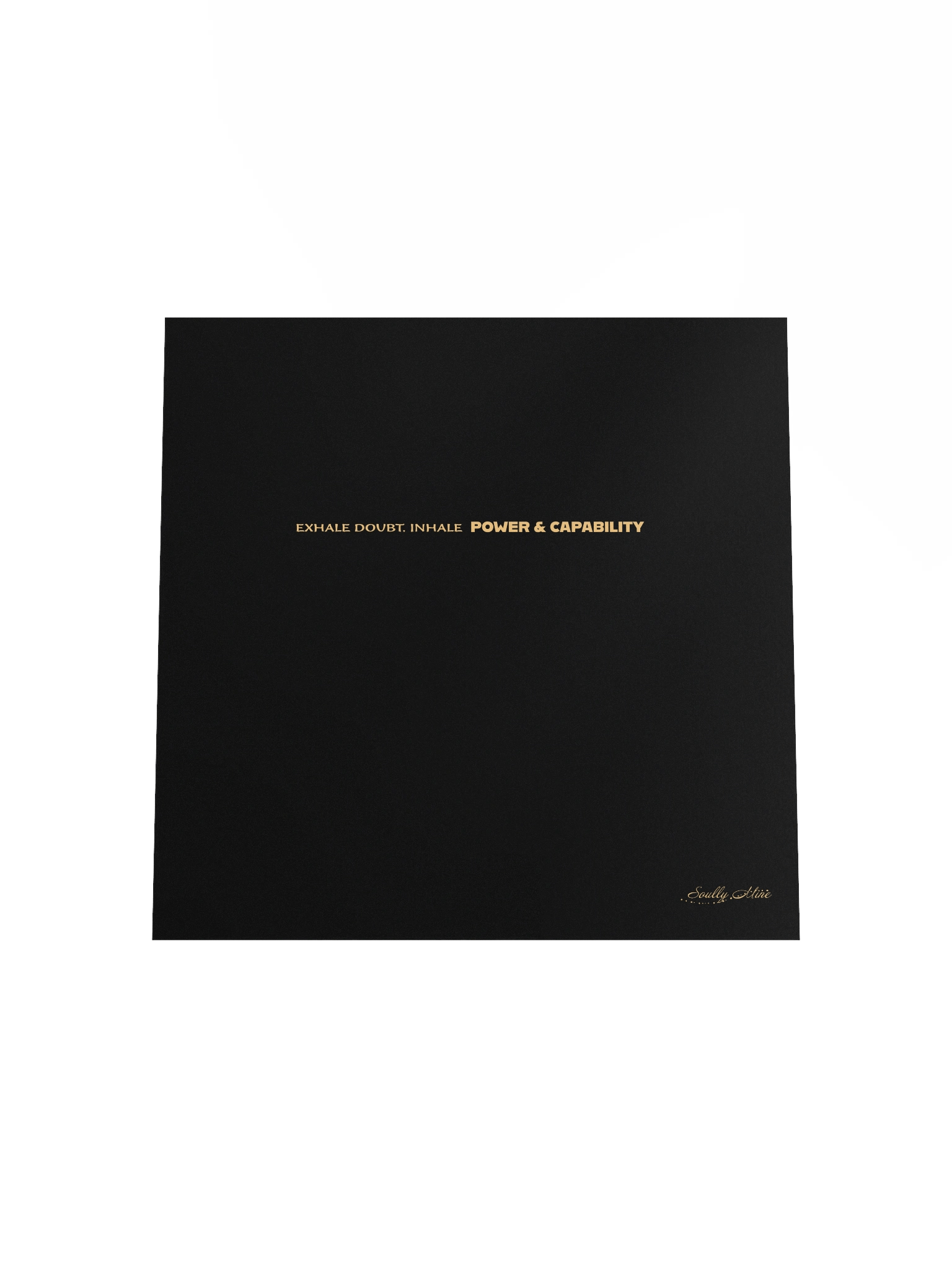 Soully Mine- GOLD PRINT Exhale, Inhale Matte Poster product image (7)