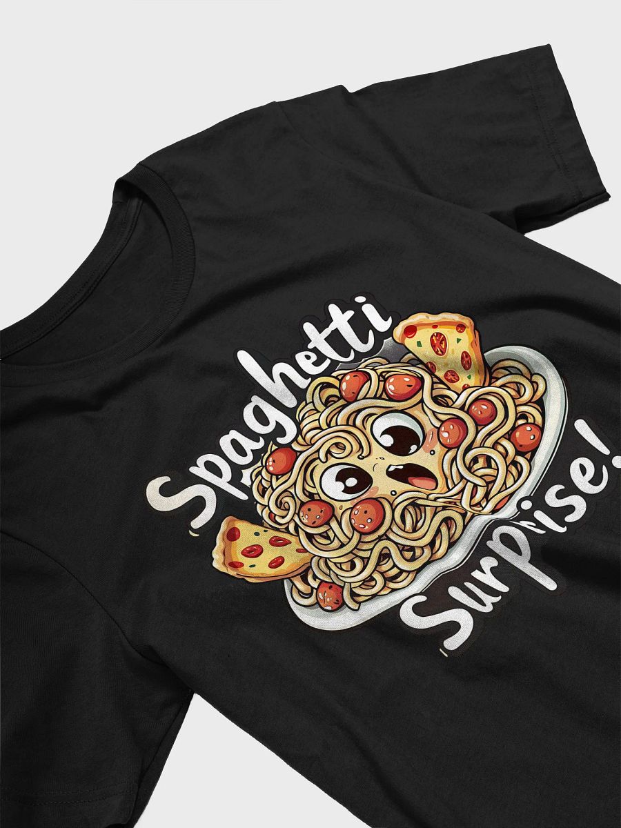 Spaghetti Surprise! Bella+Canvas Supersoft T-Shirt – by CrazyBright product image (5)