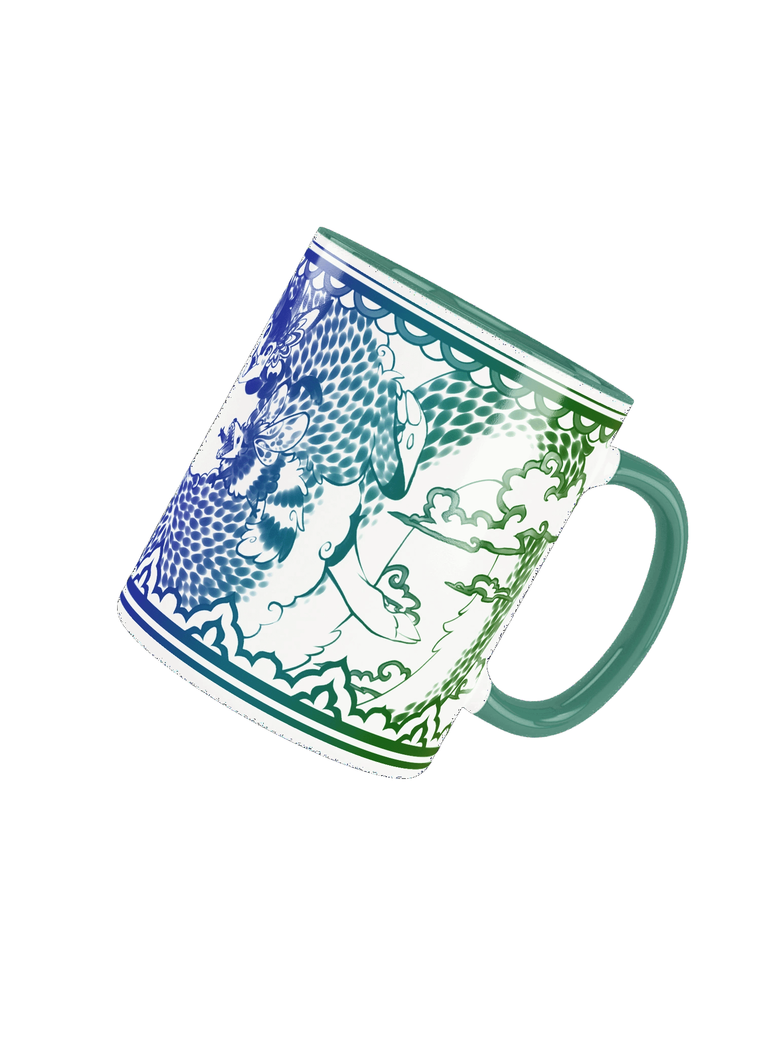 Porcelain friends mug rainbow product image (38)