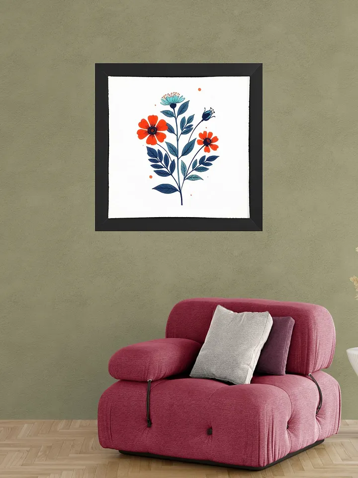 Floral 1 Framed product image (1)