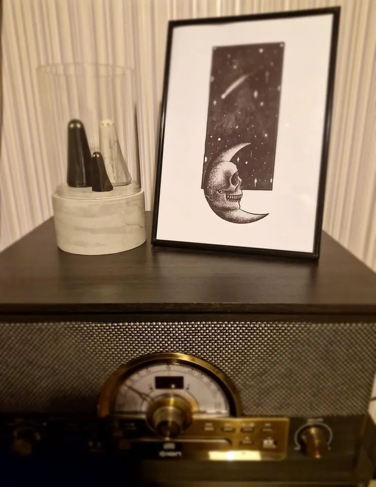 Lunar Lament A4 Fine Art Print product image (1)