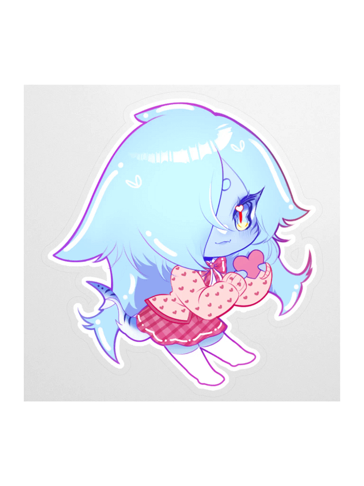Shark Love Sticker product image (1)