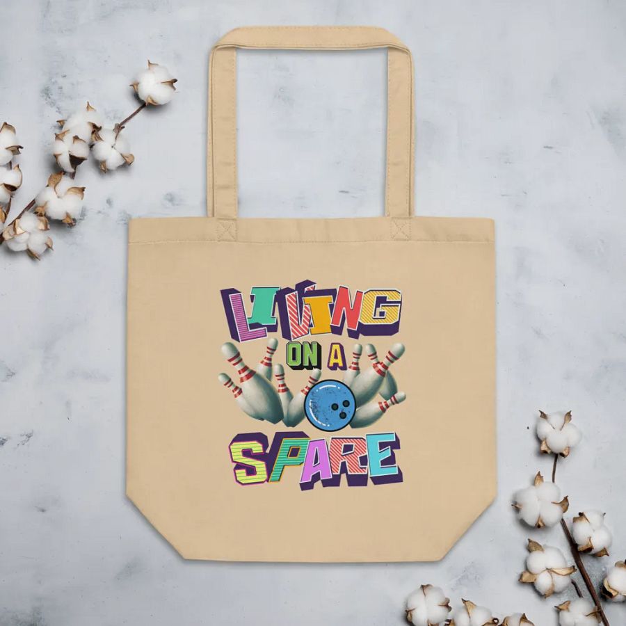 Living On A Spare Eco-Friendly Tote Bag product image (3)