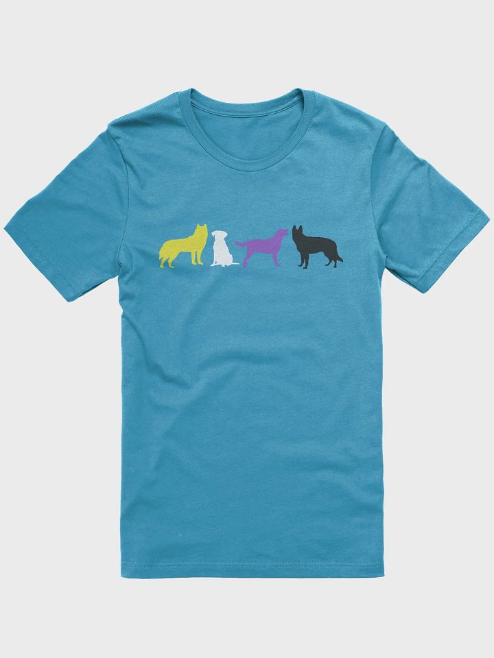 Nonbinary Pride Dogs Women's Shirt product image (9)