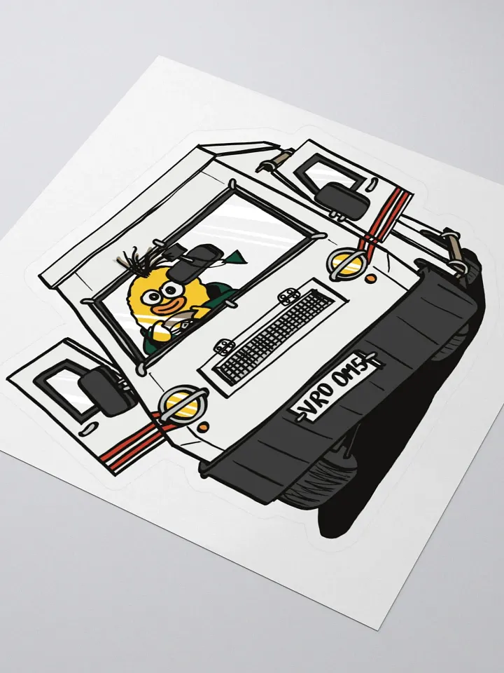 Big wheelie in his van sticker! product image (4)