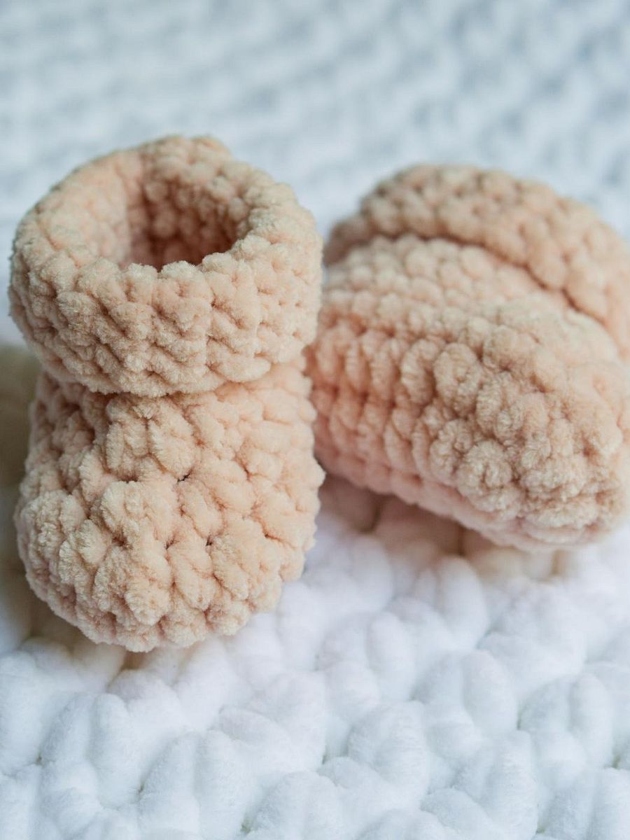 Crochet Pattern: Quick and Easy Baby Booties product image (10)