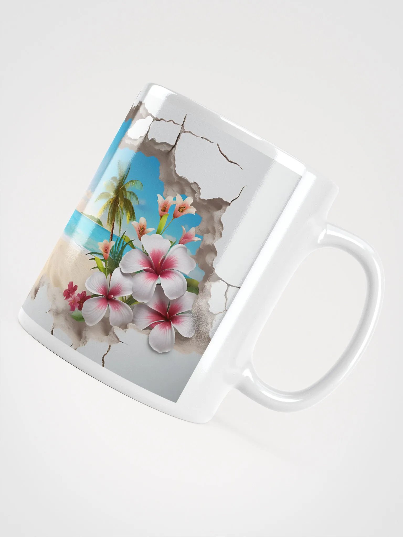 Tropical Paradise Mug with a Trendy 3D Breakout Design product image (1)