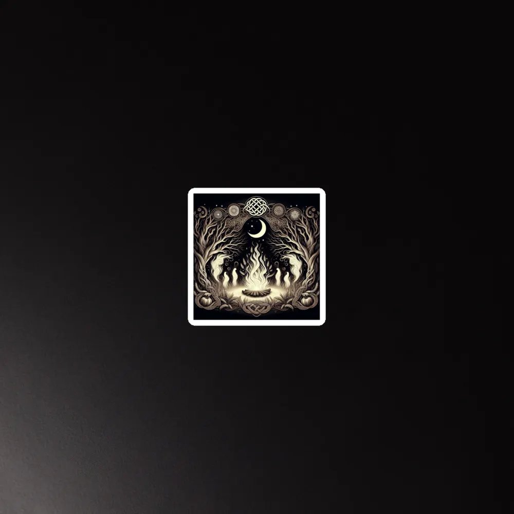 Crescent Flames, Die Cut, Slimline, Fade Proof Magnets product image (3)