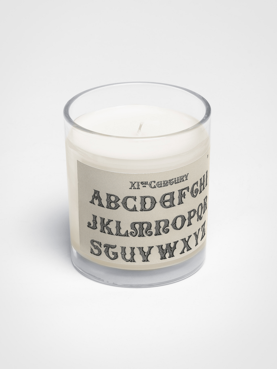 XIth Century Alphabet. Soy Wax Candle product image (2)