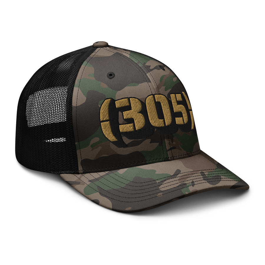 305 Camo Trucker Hat product image (6)