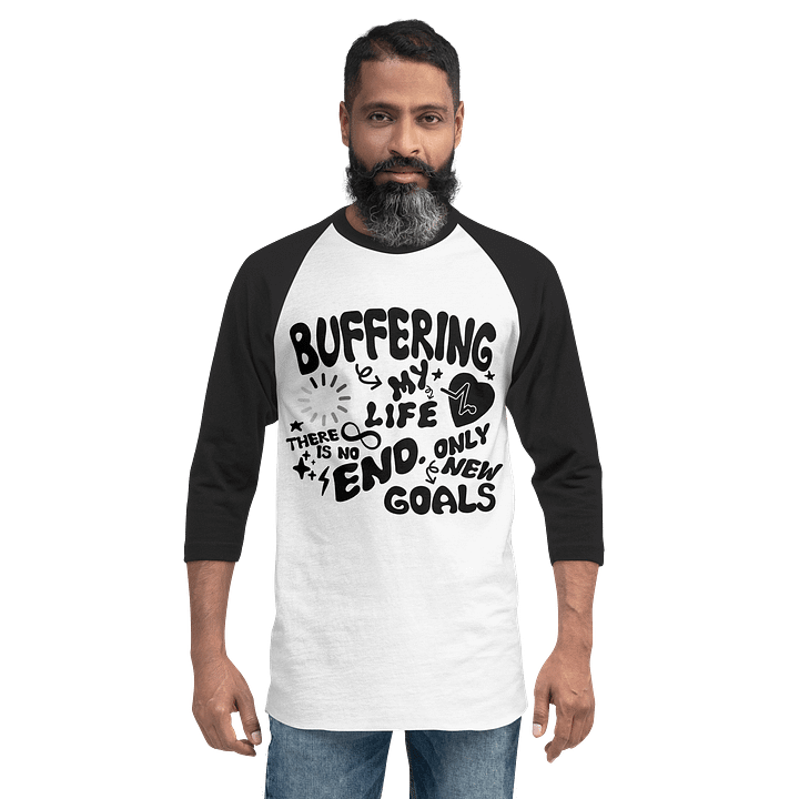 Buffering Dark Raglan Tee product image (7)