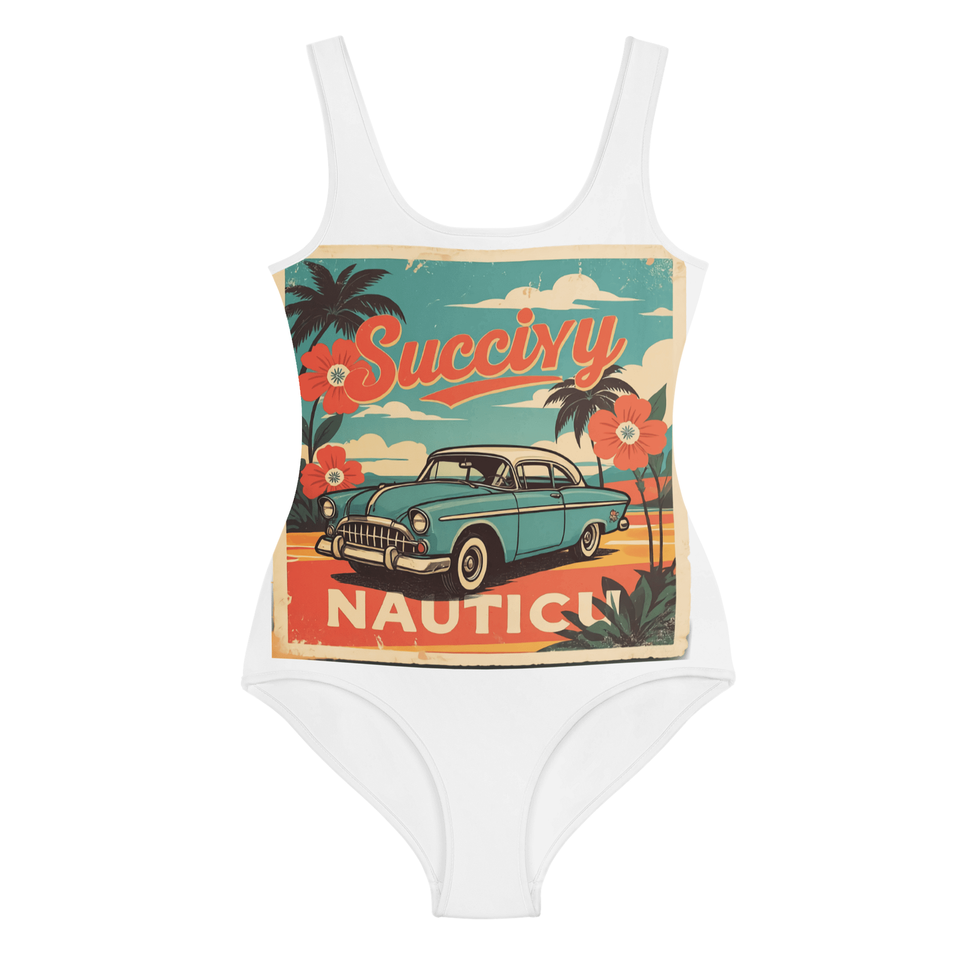 Succivy Nautic Retro Youth Swimsuit product image (1)