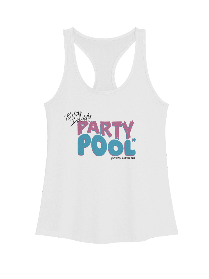 Bitey Daddy Party Pool Women's Racerback Tank product image (2)