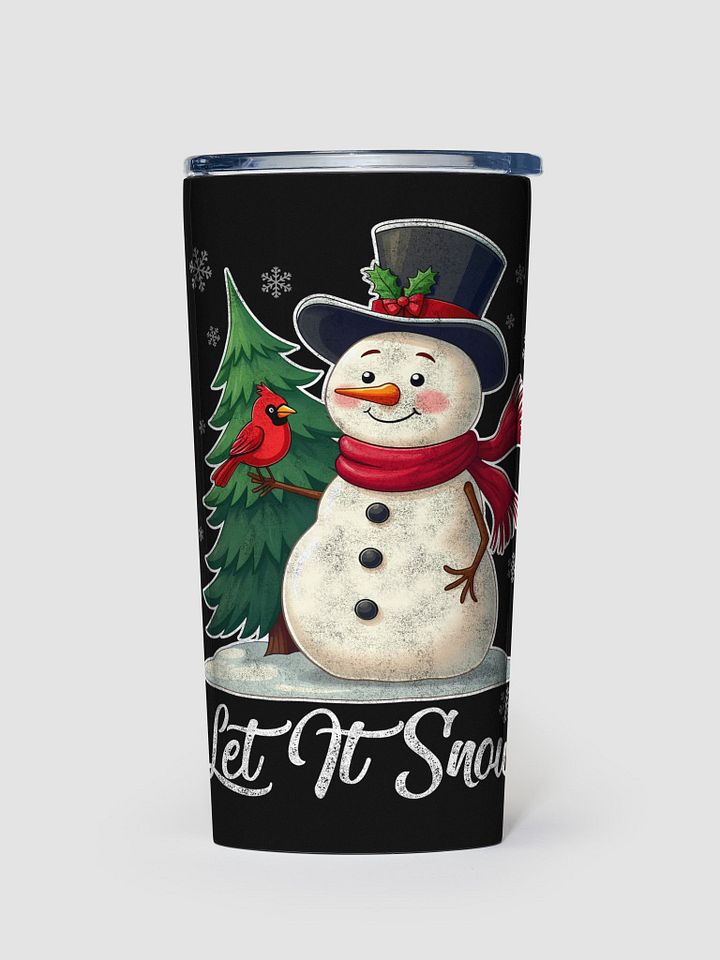 Let It Snow - Snowman with Cardinal Tumbler product image (1)