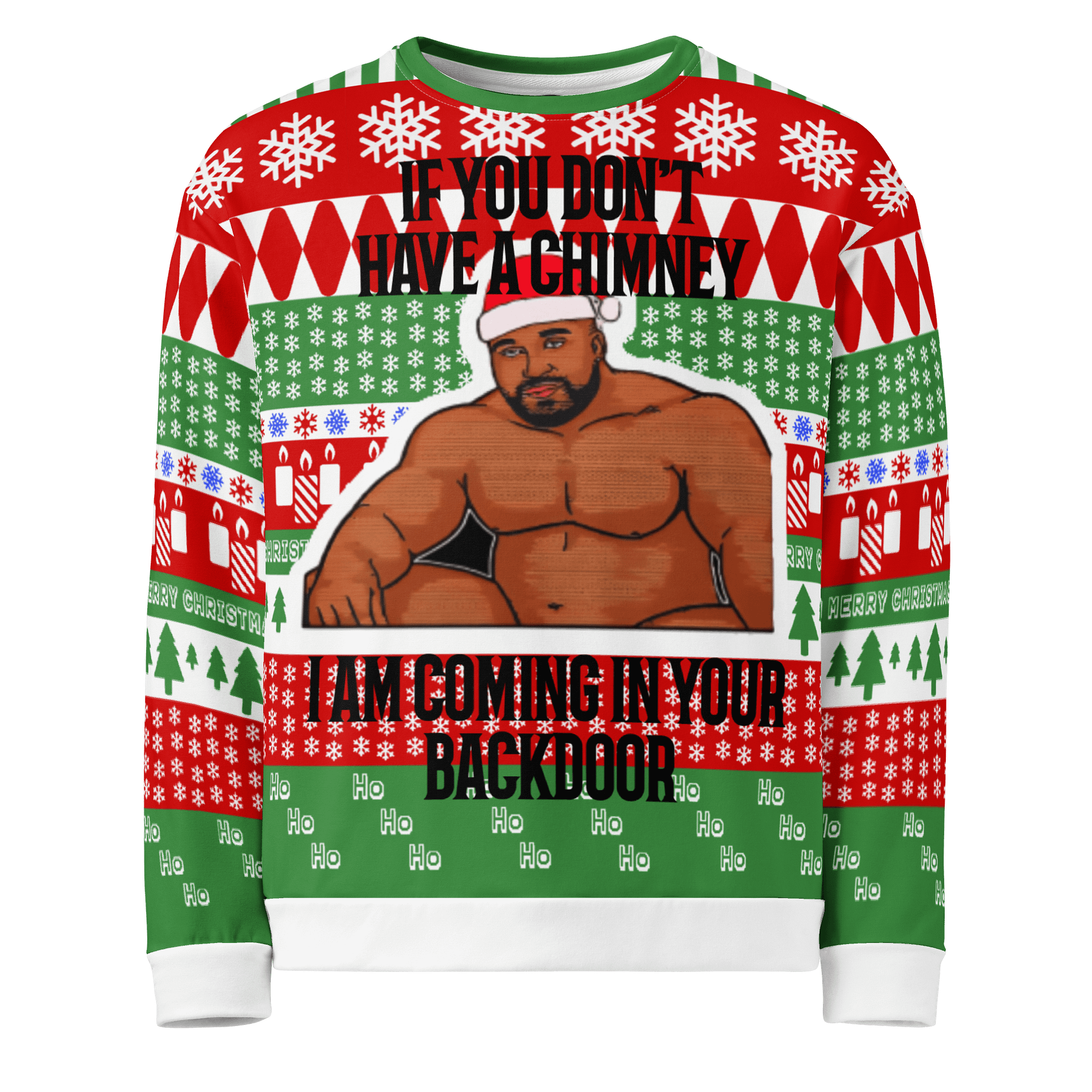 UGLY CHRISTMAS Sweatshirt BARRY WOOD product image (1)