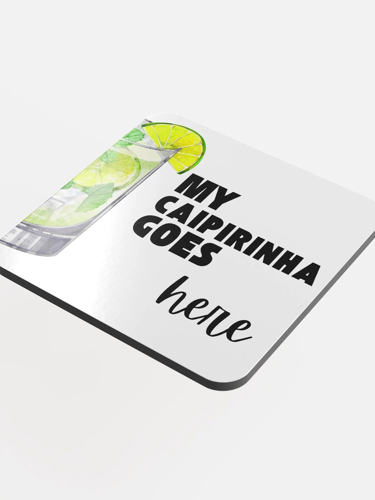 My Caipirinha Goes Here Coaster Set product image (4)