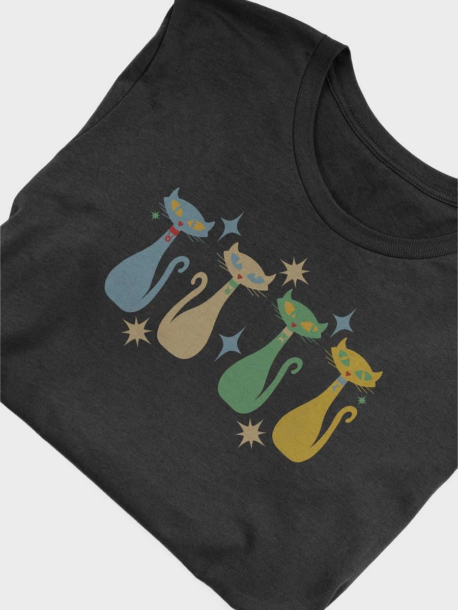 Mid-Century Modern Look Cats 50s 60s Style T-Shirt product image (5)