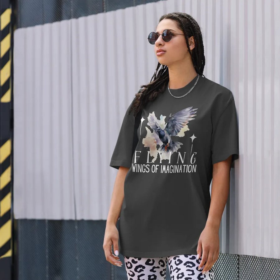 Flying wings of imagination unisex tee product image (3)