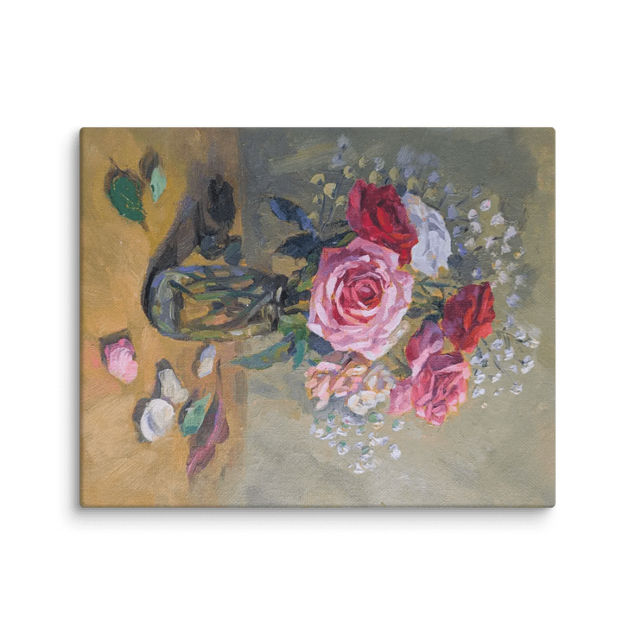 Flowers-Oil Painting Canvas Print product image (2)